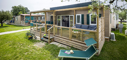 Premium mobile home range at Het Genieten