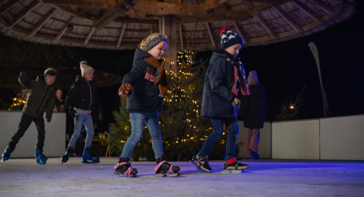 Kaatsheuvel - camping hiver - patinoire